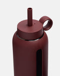 Straw Carry Cap Black Cherry