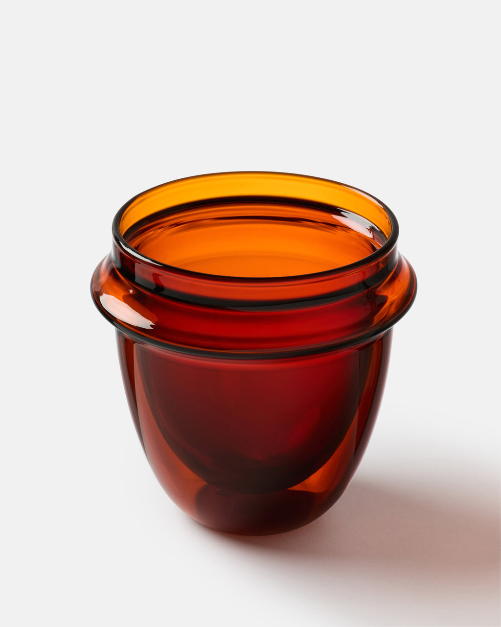 Insulated Glass Cup 10oz Amber